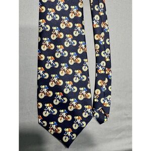 Rene Chagal‎ Blue Bike Riding/Racing Handmade Tie